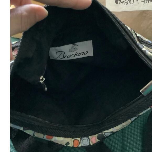 Braciano Women Everyday Crossbody Retro Purse Shoulder Bag Casual Black Colorful - Picture 4 of 7